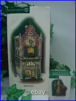 Dept 56 christmas in the city Milano of Italy #59238 & Dressed for Success NEW