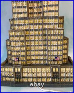 Dept 56 -empire State Building 59207 Rare Christmas In The City See Notes