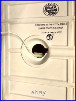 Dept 56 -empire State Building 59207 Rare Christmas In The City See Notes