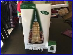 Dept 56 empire state building with accessory