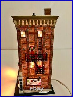 Dept Department 56 Christmas in the City Ferrara Bakery & Cafe Never Displayed