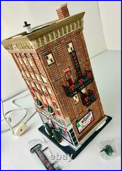 Dept Department 56 Christmas in the City Ferrara Bakery & Cafe Never Displayed