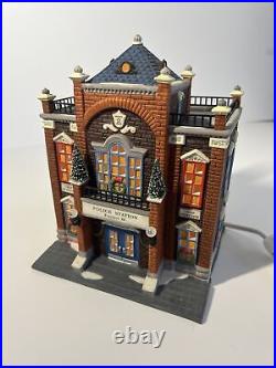 Dept Department 56 Precinct 25 Police Station #58941 Light Stuck Inside