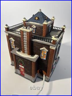 Dept Department 56 Precinct 25 Police Station #58941 Light Stuck Inside