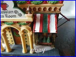 Dept56 Christmas In The City Russian Ter Room Rare Refurbished