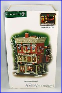 Deptartment 56 Christmas In The City 799941 HAMMERSTEIN PIANO CO. New In Box