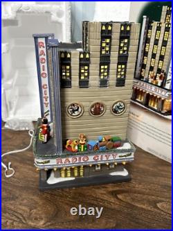 EUC Department 56 Christmas in the City Radio City Music Hall with Box, Works