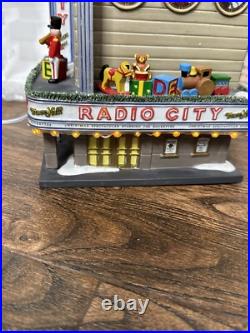 EUC Department 56 Christmas in the City Radio City Music Hall with Box, Works
