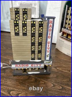 EUC Department 56 Christmas in the City Radio City Music Hall with Box, Works