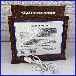 Ebbets Field Dept 56 Christmas In The City Brooklyn Dodgers Retired No Flag