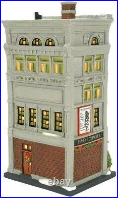 FAO Schwarz Department 56 Christmas in the City Village 6007583 toy store shop Z