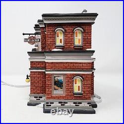 HARLEY-DAVIDSON Dept 56 Lighted CITY DEALERSHIP #59202 Christmas In The City