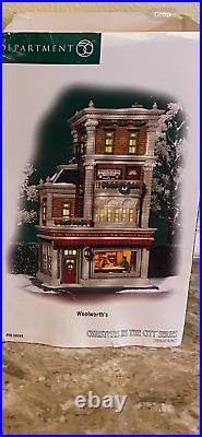 HTF Dept 56 Woolworth's Christmas in the City Excellent Condition 3-Person