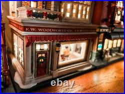 HTF Dept 56 Woolworth's Christmas in the City Excellent Condition 3-Person