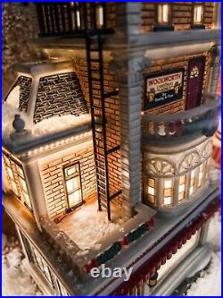 HTF Dept 56 Woolworth's Christmas in the City Excellent Condition 3-Person