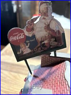 Hallmark Dept 56 Christmas In The City Cocoa Cola Soda Fountain MIB W Light