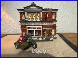 Harley-Davidson City Dealership & Sidecar Christmas In The City Department 56