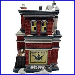 Harley Davidson Dept 56 City Dealership 59202 Christmas in the City 2002