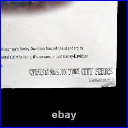 Harley Davidson Dept 56 City Dealership Christmas in the City Village New READ D