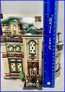 Harley Davidson Village Dept 56 Christmas In The City 2004 Vintage