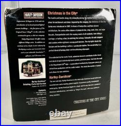 Harley Davidson Village Dept 56 Christmas In The City 2004 Vintage Harley Davidson Village Dept 56 Christmas In The City 2004 Vintage