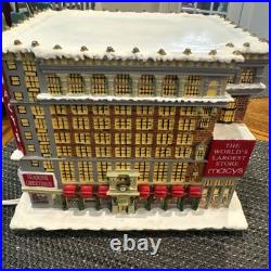 Hawthorne Village MACY'S Christmas In New York Collection With Santa HTF Rare