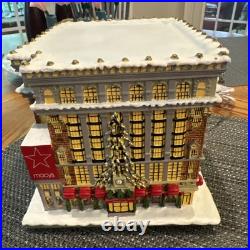 Hawthorne Village MACY'S Christmas In New York Collection With Santa HTF Rare