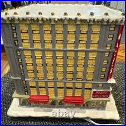 Hawthorne Village MACY'S Christmas In New York Collection With Santa HTF Rare