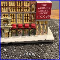 Hawthorne Village MACY'S Christmas In New York Collection With Santa HTF Rare