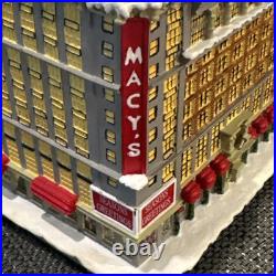 Hawthorne Village MACY'S Christmas In New York Collection With Santa HTF Rare