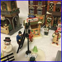 Heritage Village Collection Christmas in the City Series Dept 56 HUGE Large Lot