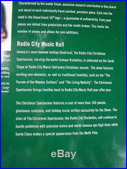 Heritage Village Collection Department 56 Christmas in the City Radio Music Hall