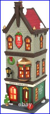 Holly's Card & Gifts Department 56 Christmas in the City Village 6009750 shop Z