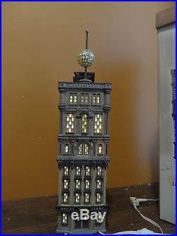 IDEO! Dept 56 55510 Times Square Tower Year New York Animated Ball Drop Village