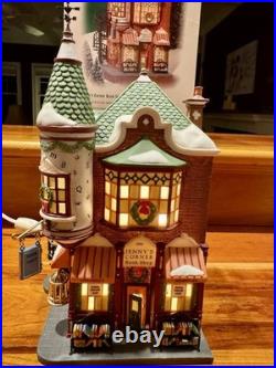 Jenny's Jennys Corner Book Shop Dept 56 Christmas in the City 58912 2000