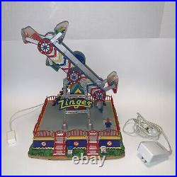 LEMAX Carole Towne The Zinger-animated Holiday Village Carnival RETIRED
