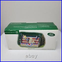 LOT of Department 56 Christmas in the City Series- 4 PCS- Bleachers- Working