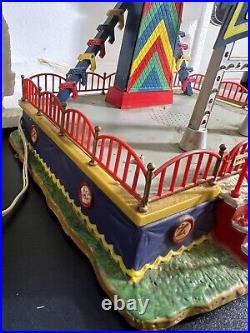 Lemax The Zinger Carnival Ride Amusement Park Carole Towne Collection Works