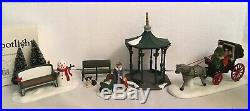 Lot of 10+ Dept 56 Village Christmas in the City Buildings & Accessories Park