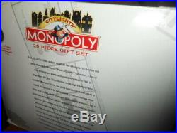 Monopoly 20 Piece Gift Set Dept 56 City Lights Vintage Original Collectible Rare