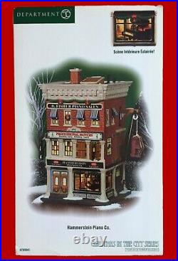 NEW 2007 DEPARTMENT 56 Christmas in the City HAMMERSTEIN PIANO CO. 799941 RARE