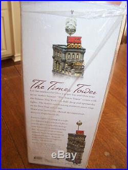 NEW DEPT. 56 THE TIMES TOWER 2000 Special Edition Christmas in the City #55510