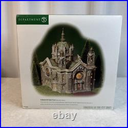 NEW Dept 56 Christmas in the City Cathedral of St Paul Patina Dome Edition w Box