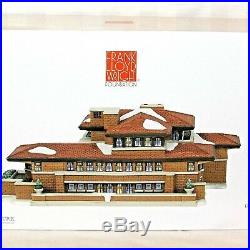 NIB Department 56 Christmas In The City Robie House Frank Lloyd Wright NEW