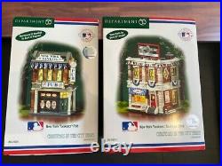 NY Yankees Department 56 Christmas in the City Series 20 Pieces with Boxes