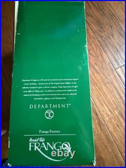 New! Dept. 56 Dept. 56 Marshall Fields Frango Candy Factory with box