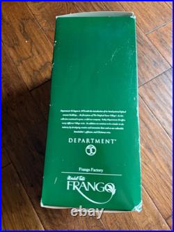 New! Dept. 56 Dept. 56 Marshall Fields Frango Candy Factory with box