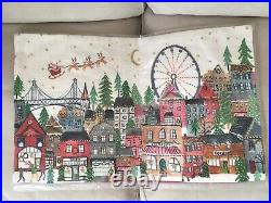 Pottery Barn Christmas In The City Lumbar Pillow Cover