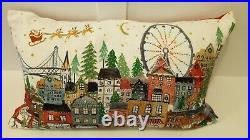 Pottery Barn Christmas In The City Lumbar Pillow Cover (No Insert)