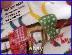 Pottery Barn Christmas In The City Lumbar Pillow Cover (No Insert)